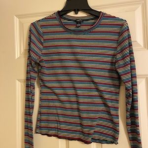 Long sleep crop style top